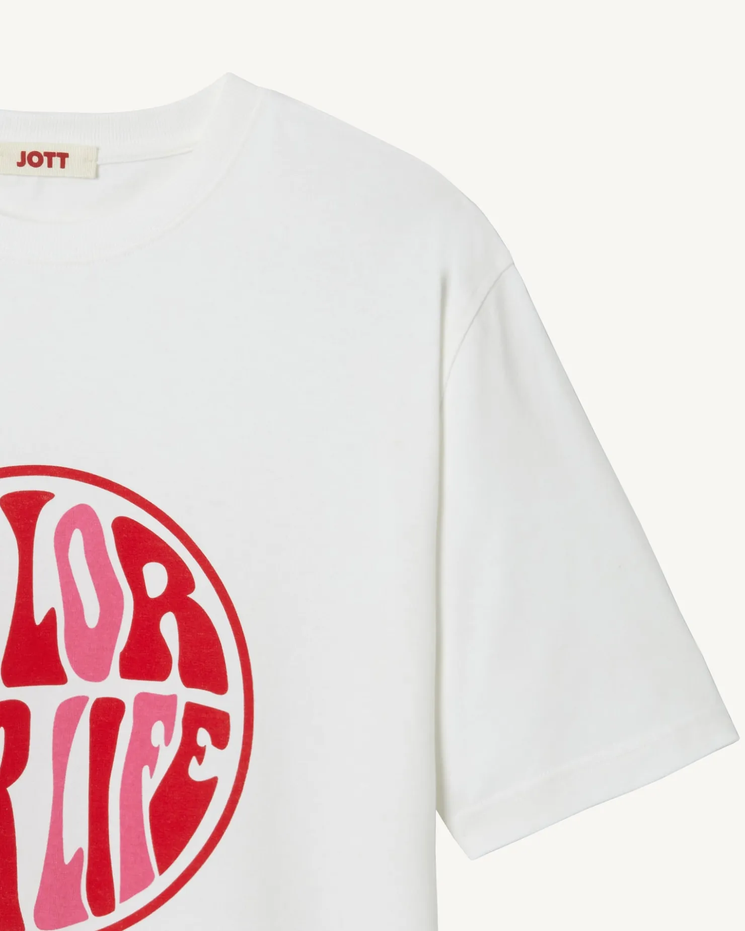 JOTT Organic Cotton T-Shirt White Adela 901 White Flash Sale