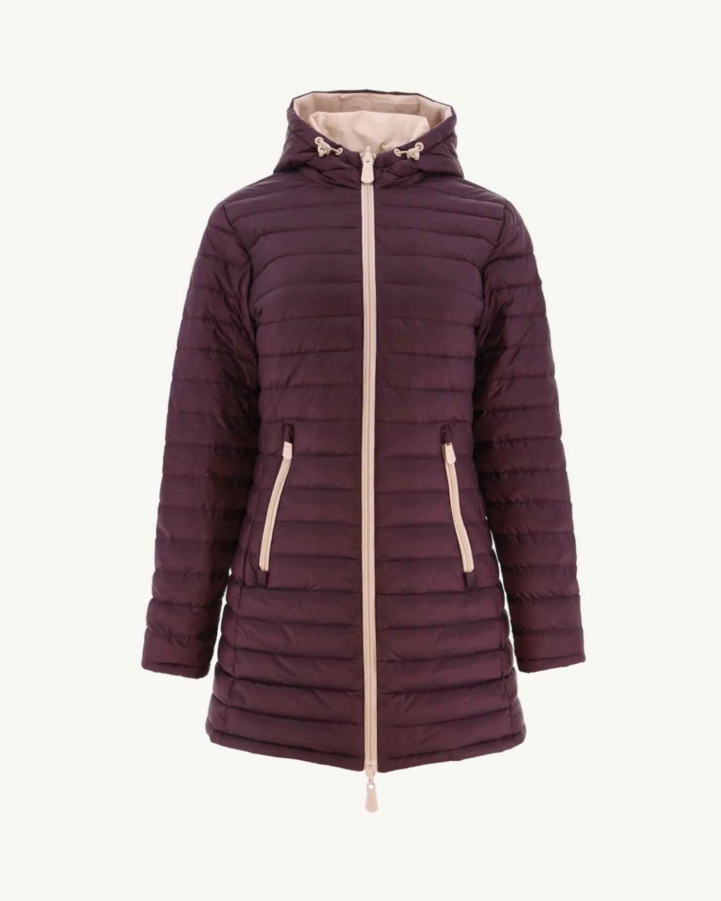 JOTT Pale Pink/Moscow Aubergine Reversible Down Jacket 454 Pale Pink/Aubergine Flash Sale
