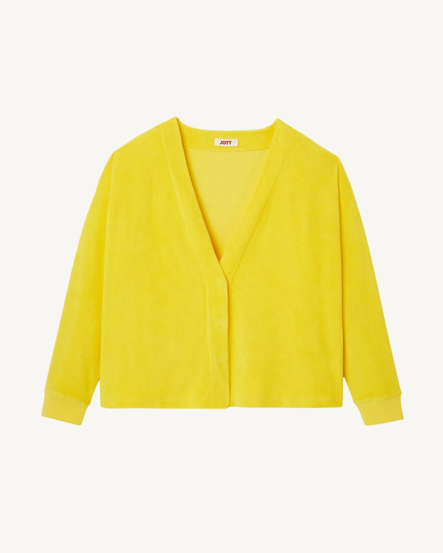 JOTT Pamplona Citron Long Sleeve Cardigan 631 Lemon Fashion