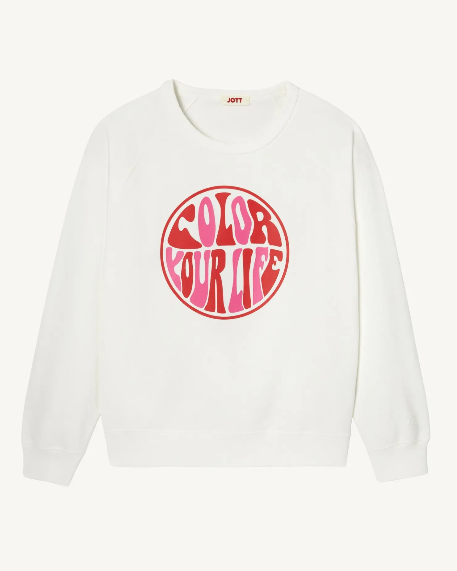 JOTT Parati White Printed Sweatshirt 901 White Best Sale