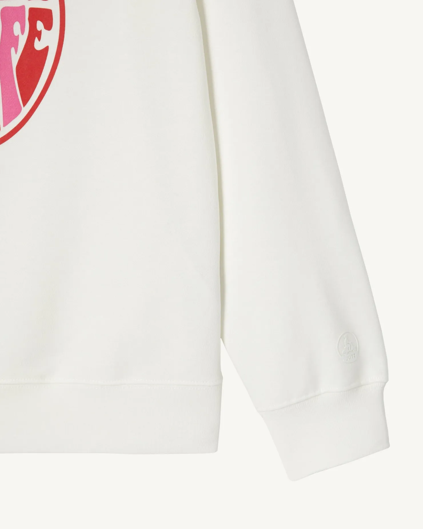 JOTT Parati White Printed Sweatshirt 901 White Best Sale