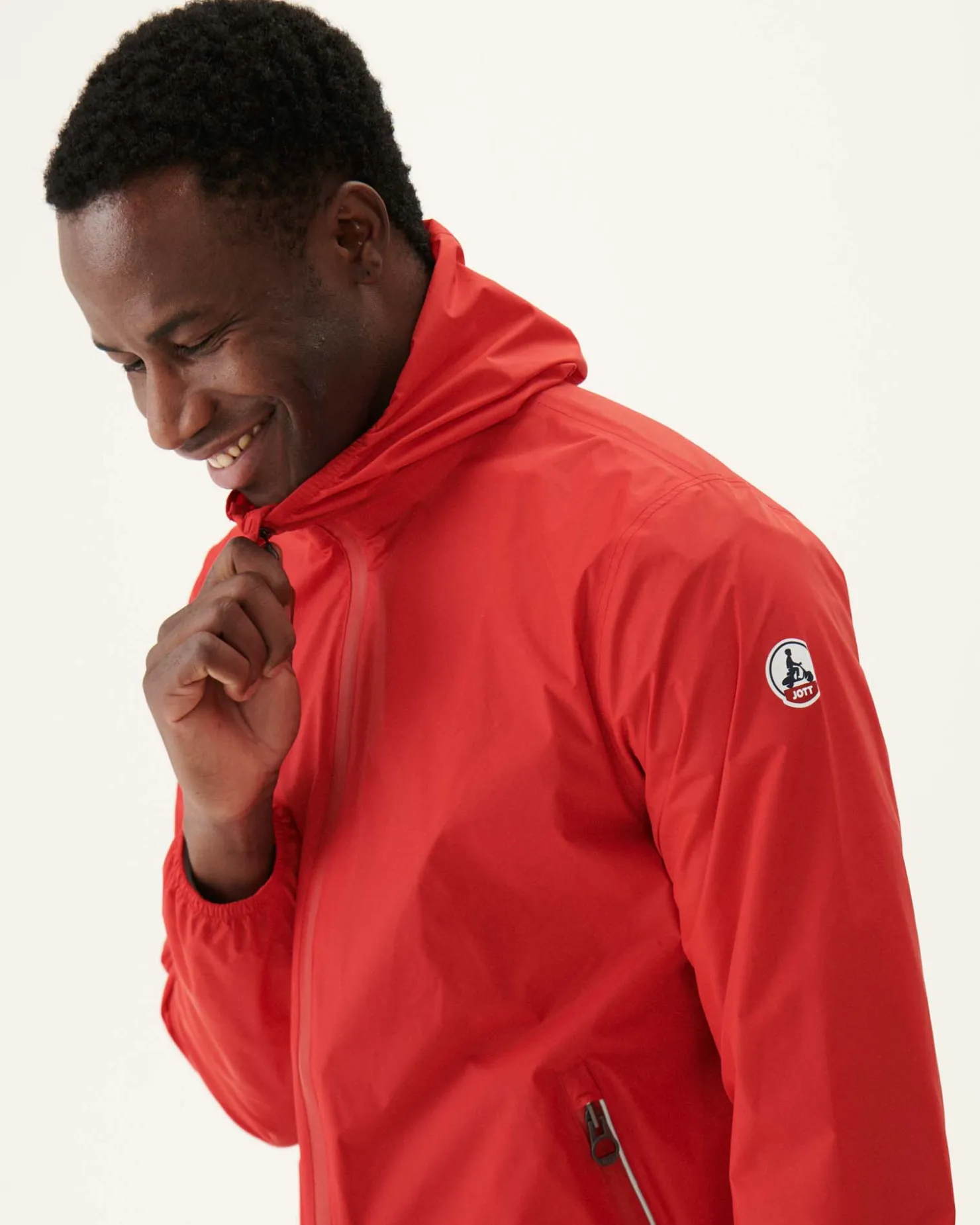 JOTT Pocketable Raincoat Bright Red Stockholm 318 Fire Red Best