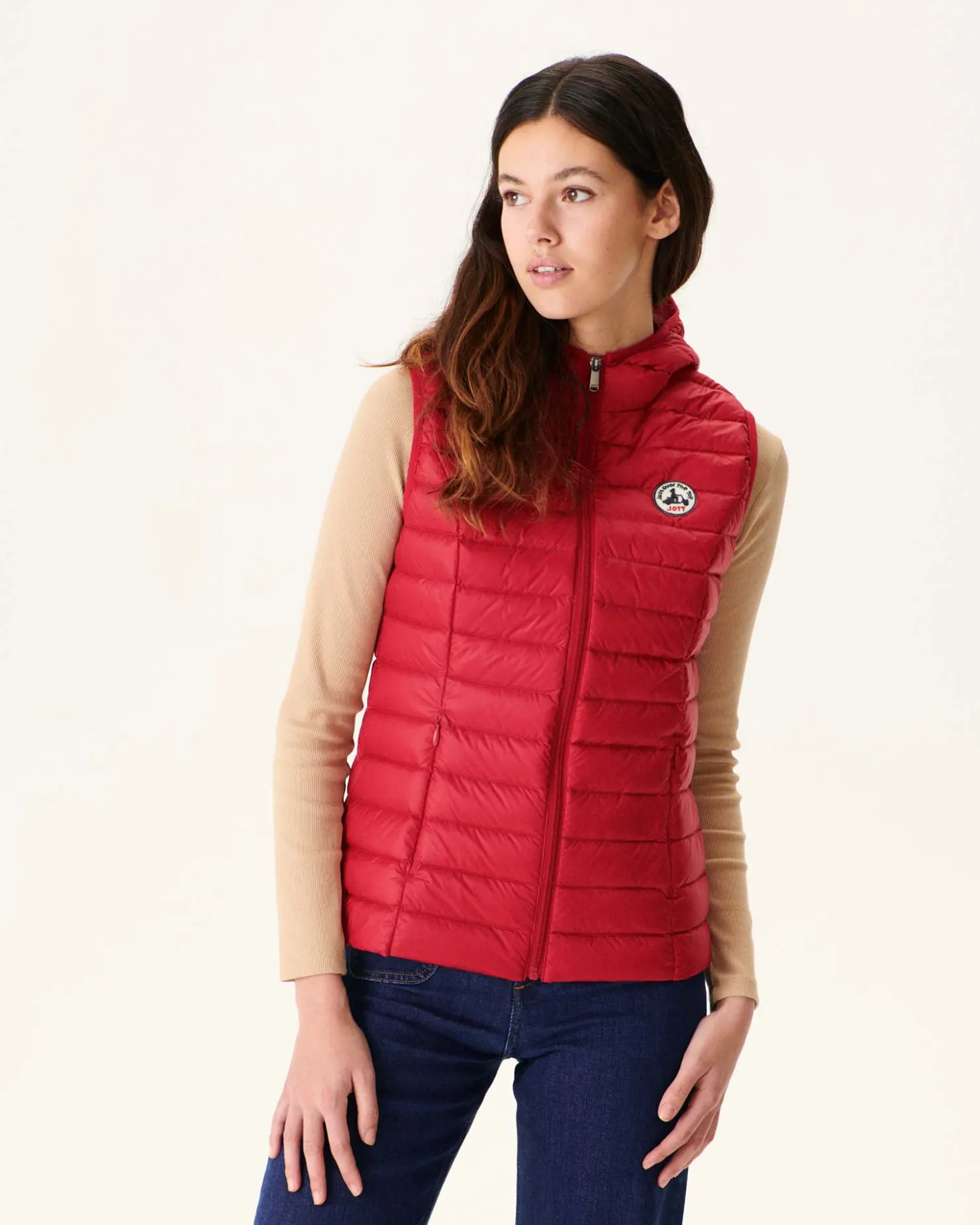 JOTT Red Mali Light Sleeveless Padded Jacket 300 Red Flash Sale