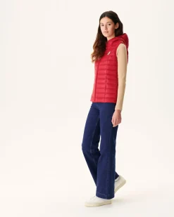 JOTT Red Mali Light Sleeveless Padded Jacket 300 Red Flash Sale