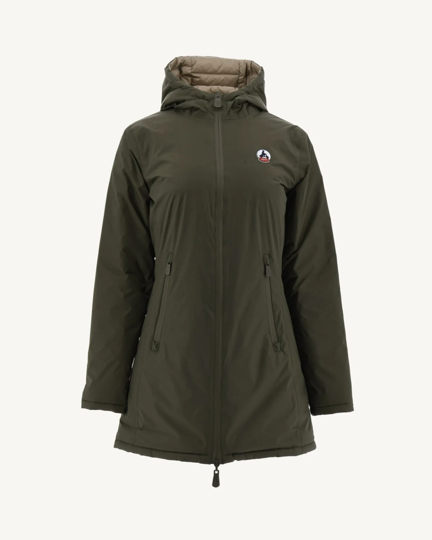 JOTT Reversible Army/Moscow Beige Down Jacket 852 Army/Beige Store
