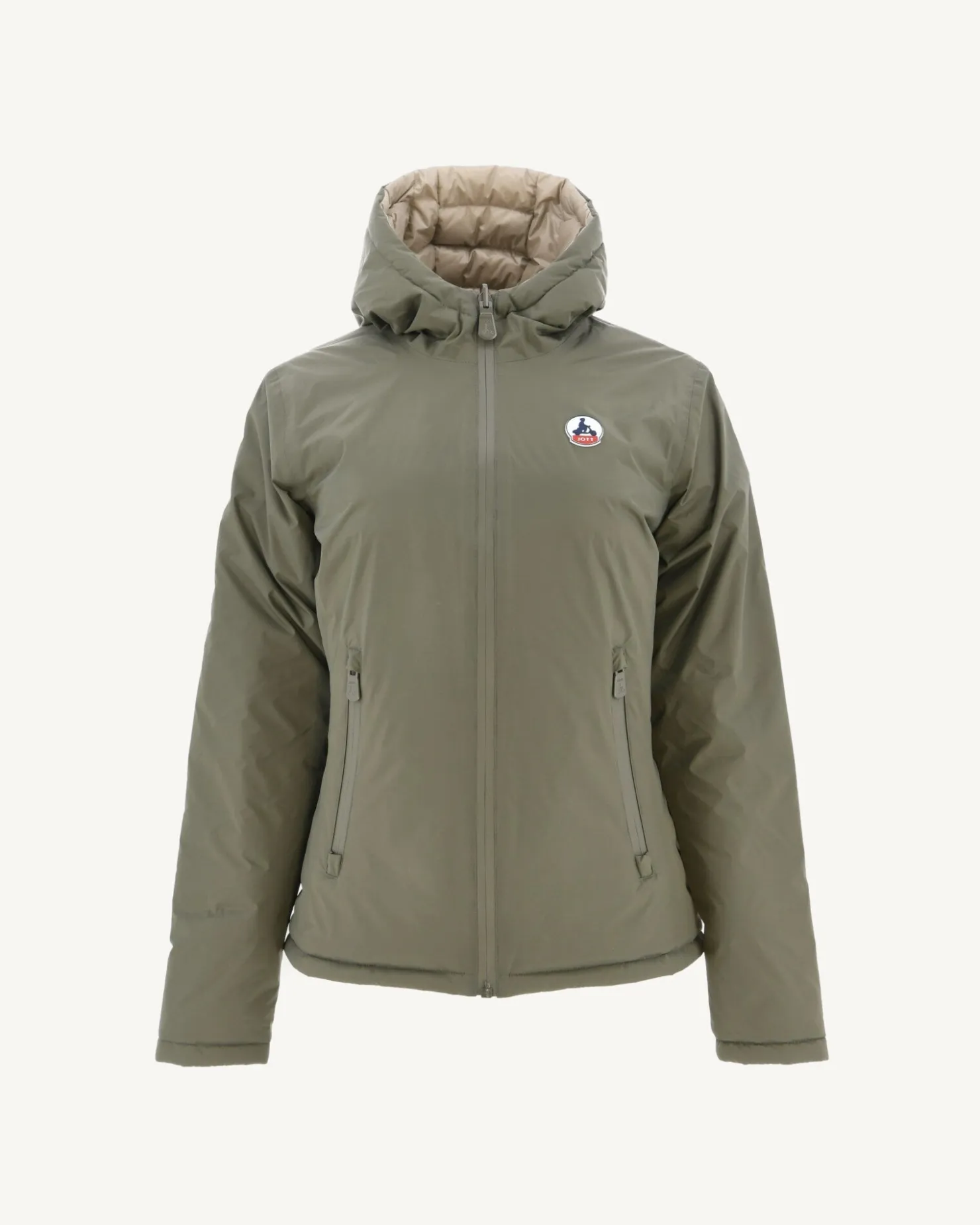 JOTT Reversible Army/Vienna Beige Down Jacket 852 Army/Beige Best