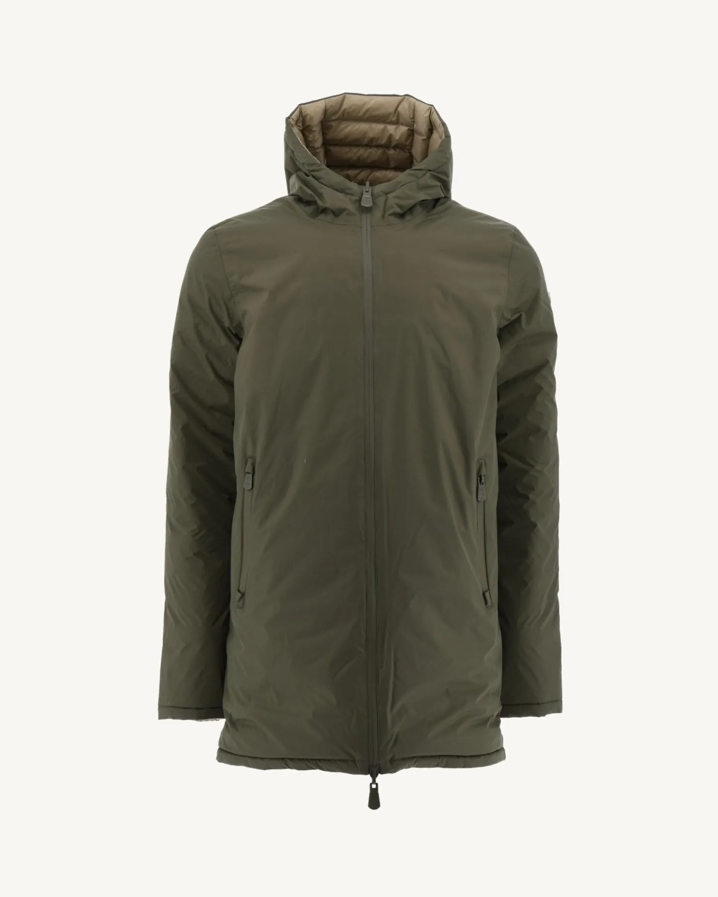 JOTT Reversible Down Jacket Army/Beige Amsterdam 852 Army/Beige Outlet