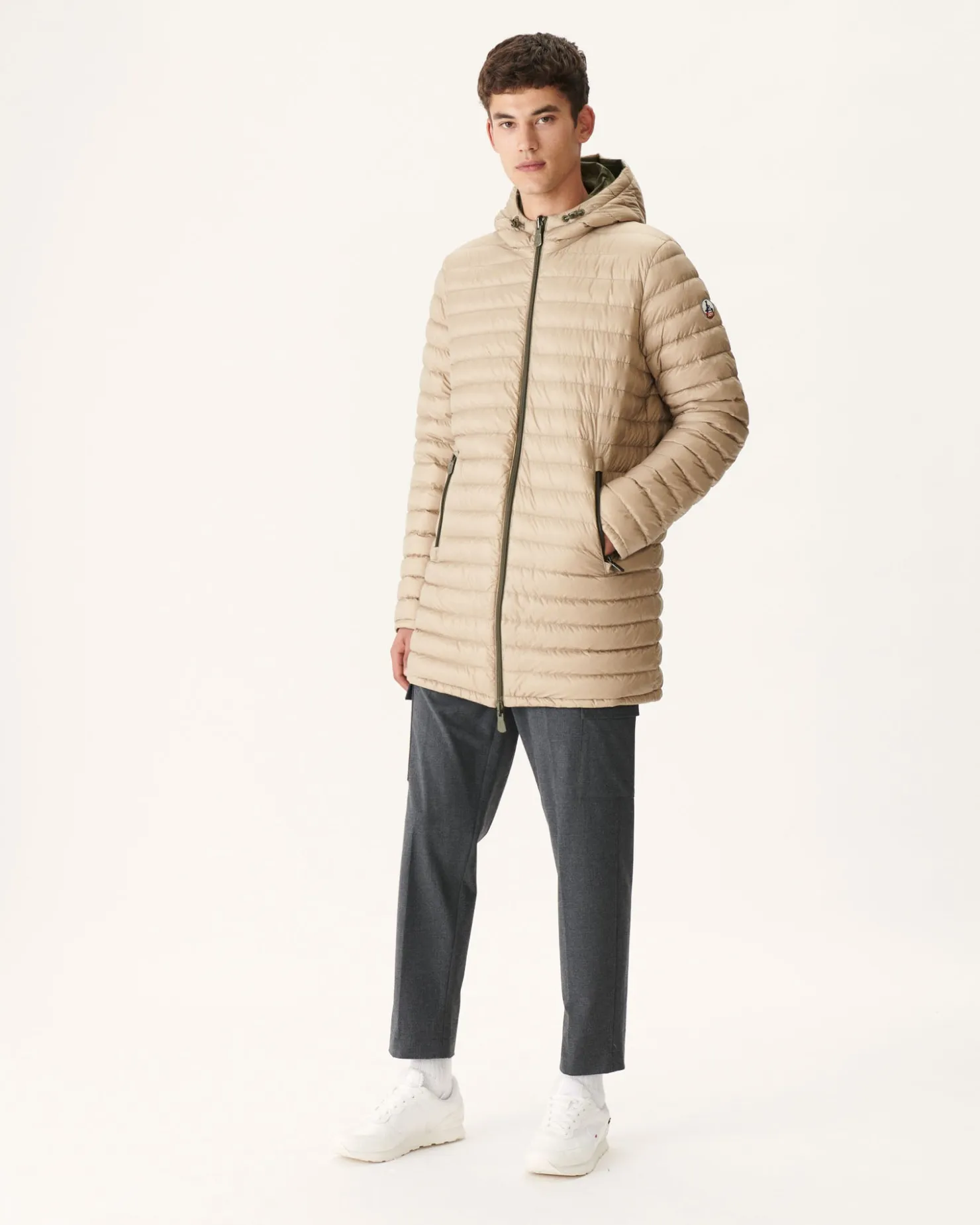 JOTT Reversible Down Jacket Army/Beige Amsterdam 852 Army/Beige Outlet