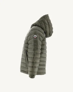 JOTT Reversible Down Jacket Denim Blue/Army Child Zurich 1400 Blue Jeans / Army Cheap
