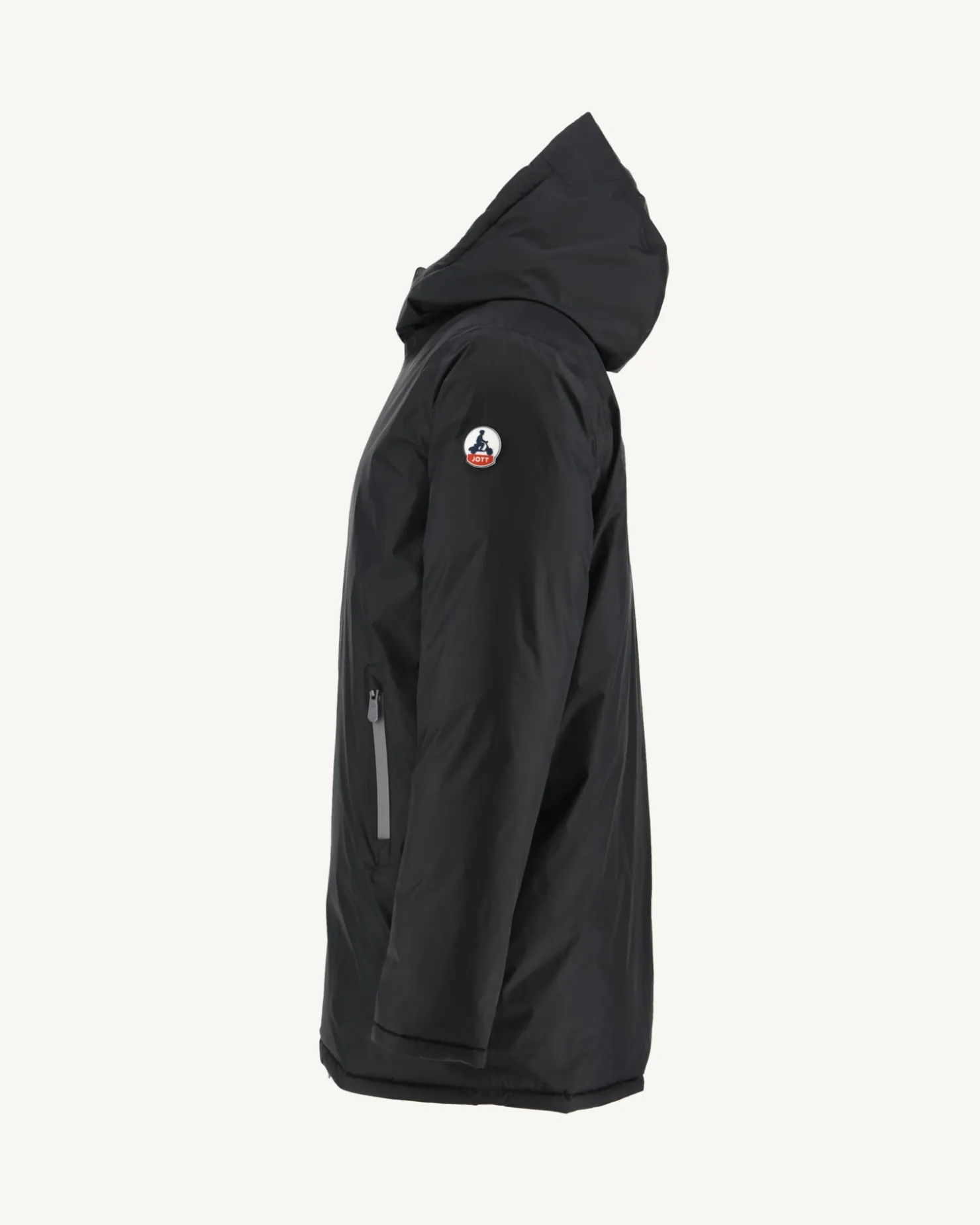 JOTT Reversible Extreme Cold Hooded Down Jacket Black/Anthracite Toronto 9990 Black / Charcoal Hot