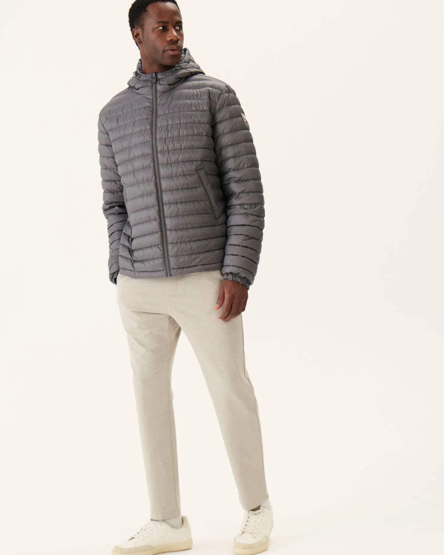 JOTT Reversible Hooded Down Jacket Monogram Anthra/Anthra Bergen 5040 Monogram Anthra / Anthra Best