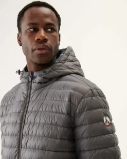 JOTT Reversible Hooded Down Jacket Monogram Anthra/Anthra Bergen 5040 Monogram Anthra / Anthra Best