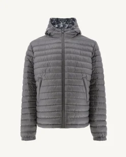 JOTT Reversible Hooded Down Jacket Monogram Anthra/Anthra Bergen 5040 Monogram Anthra / Anthra Best