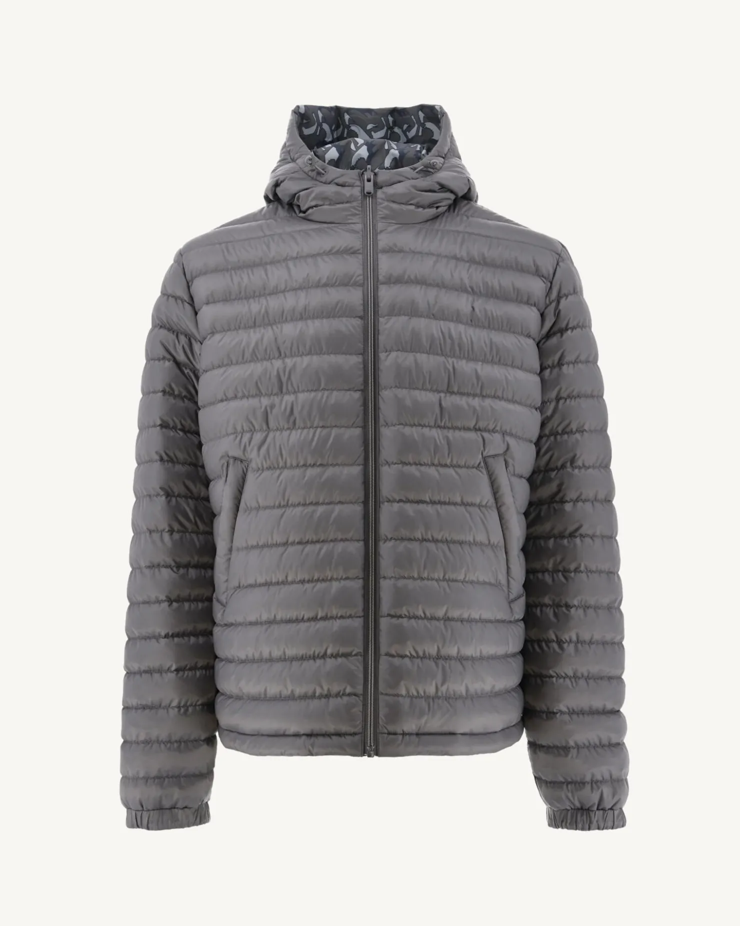 JOTT Reversible Hooded Down Jacket Monogram Anthra/Anthra Bergen 5040 Monogram Anthra / Anthra Best