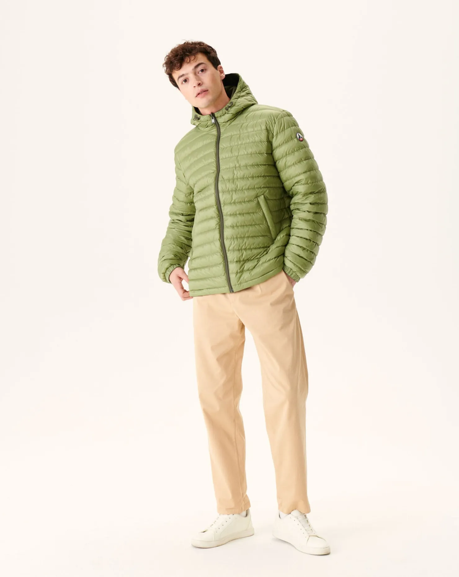 JOTT Reversible Hooded Down Jacket Army/Light Khaki Bergen 2550 Army / Bush Sale