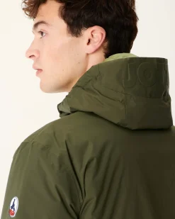 JOTT Reversible Hooded Down Jacket Army/Light Khaki Bergen 2550 Army / Bush Sale