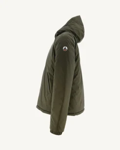 JOTT Reversible Hooded Down Jacket Army/Light Khaki Bergen 2550 Army / Bush Sale