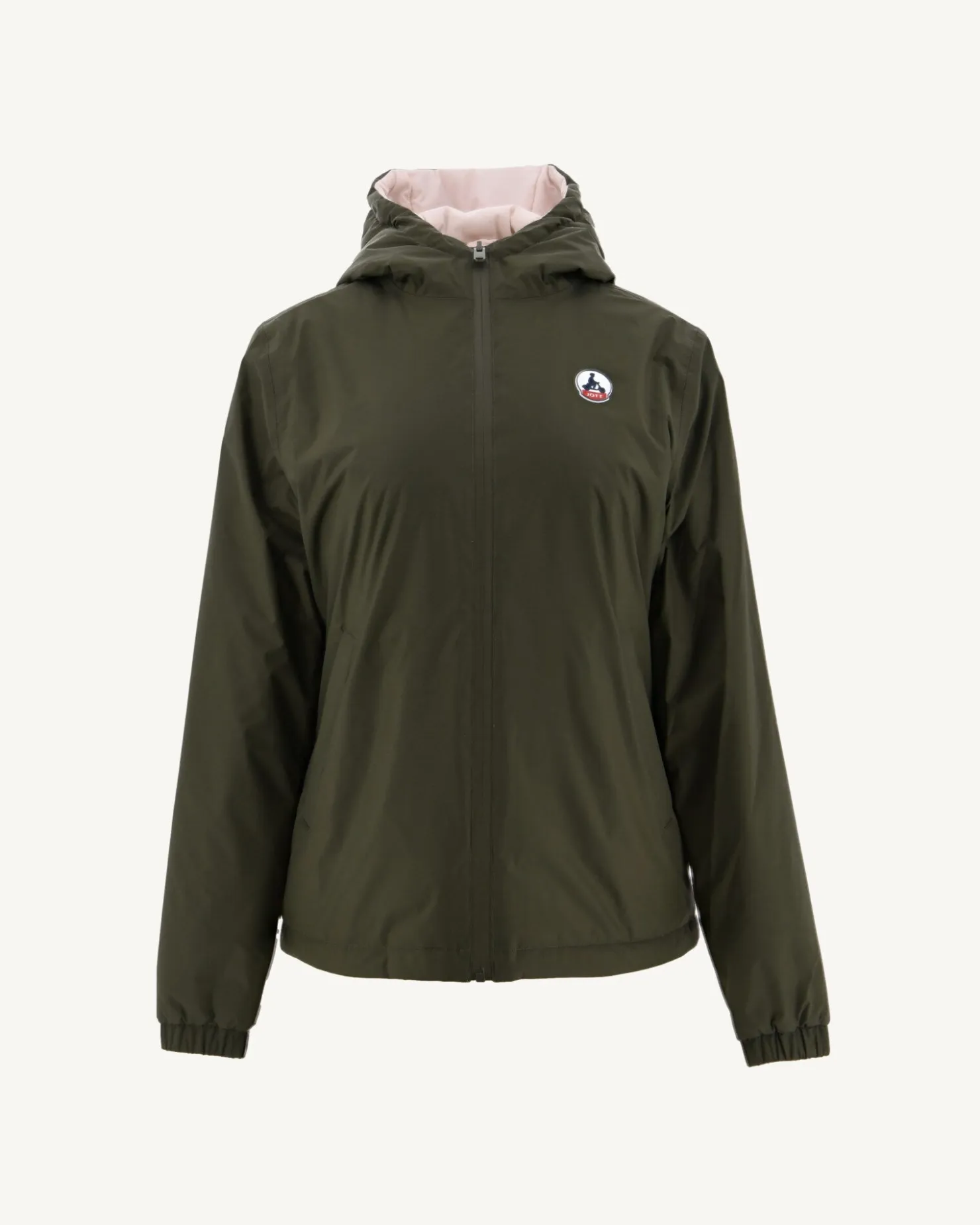 JOTT Reversible Hooded Down Jacket Ultralight Army/Light Pink Kara 2552 Army / Soft Pink Store