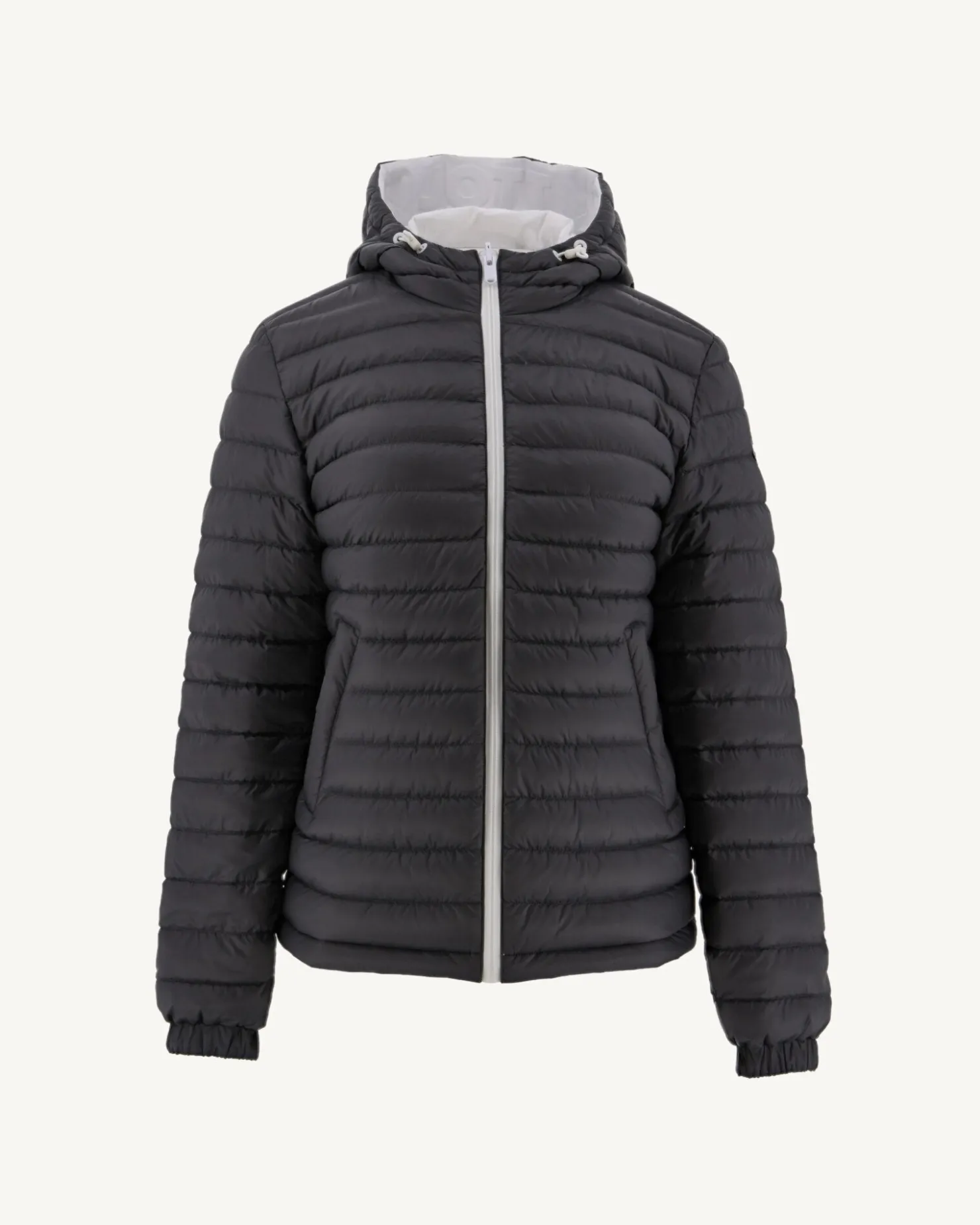 JOTT Reversible Hooded Down Jacket White/Vienna Anthracite 9010 White / Anthracite Flash Sale