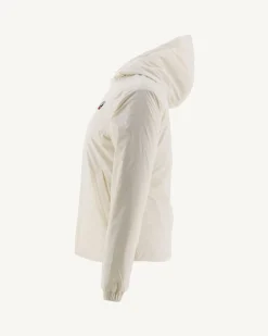 JOTT Reversible Hooded Down Jacket Ultralight Ecru/Bohemian Blue Kara 8953 Off-White/Bohemian Blue New