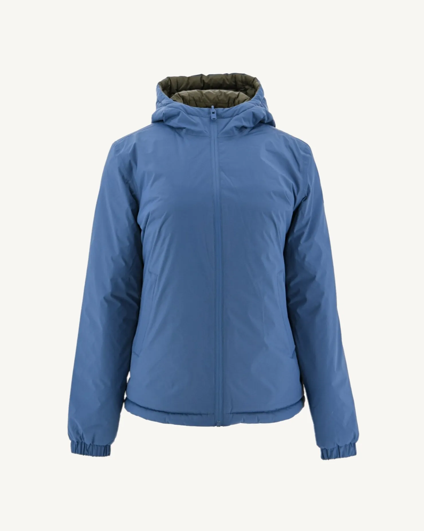 JOTT Reversible Hooded Down Jacket Jeans Blue/Army Vienna 1400 Blue Jeans / Army Cheap