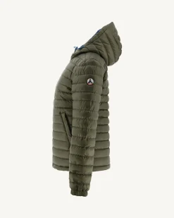 JOTT Reversible Hooded Down Jacket Jeans Blue/Army Vienna 1400 Blue Jeans / Army Cheap