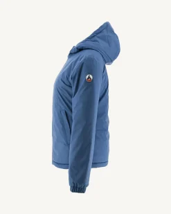 JOTT Reversible Hooded Down Jacket Jeans Blue/Army Vienna 1400 Blue Jeans / Army Cheap