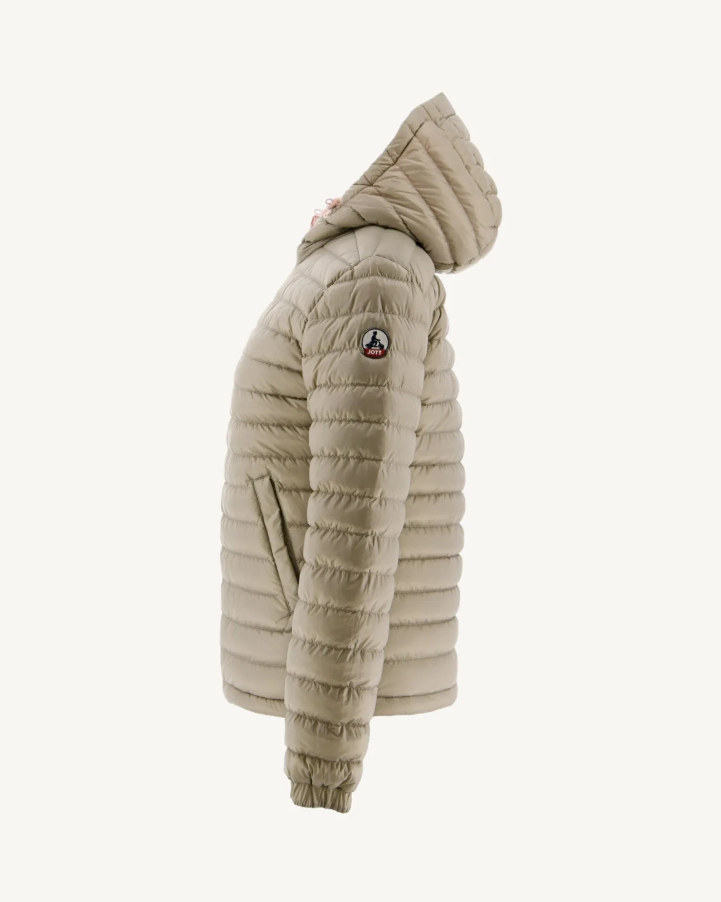 JOTT Reversible Hooded Down Jacket Light Pink/Vienna Beige 4630 Soft Pink / Beige Cheap