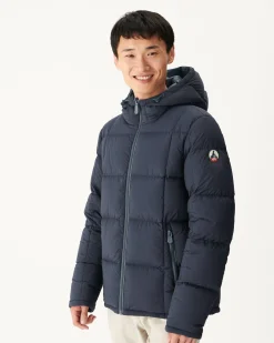 JOTT Reversible Hooded Down Jacket Great Cold Blue/Navy Aspen 109 Navy Blue Cheap