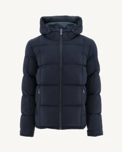 JOTT Reversible Hooded Down Jacket Great Cold Blue/Navy Aspen 109 Navy Blue Cheap