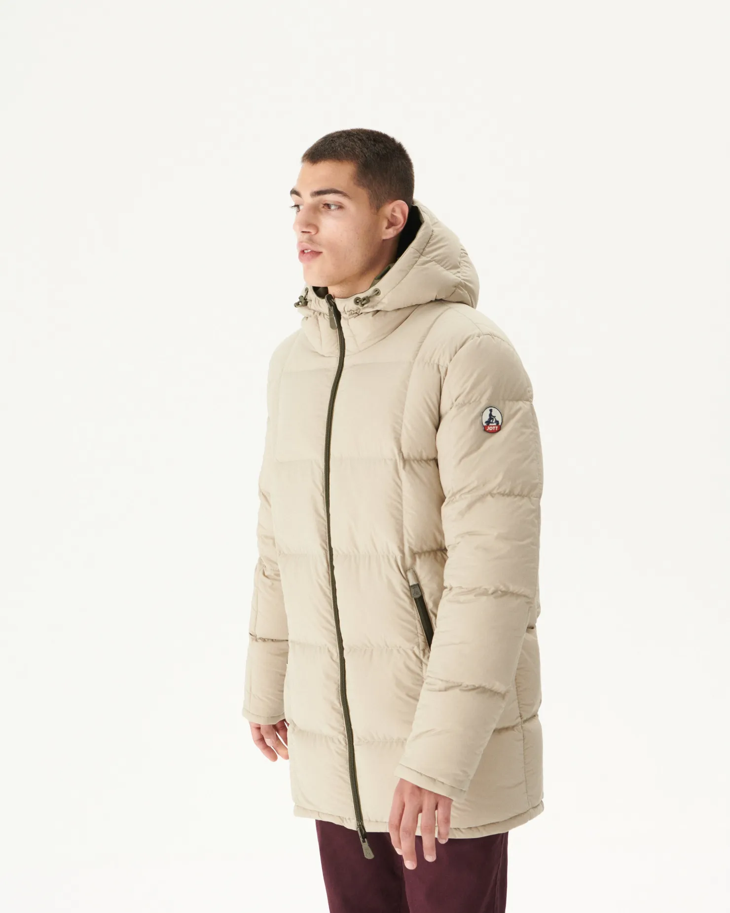 JOTT Reversible Hooded Down Jacket Great Cold Army/Beige Toronto 852 Army/Beige Sale
