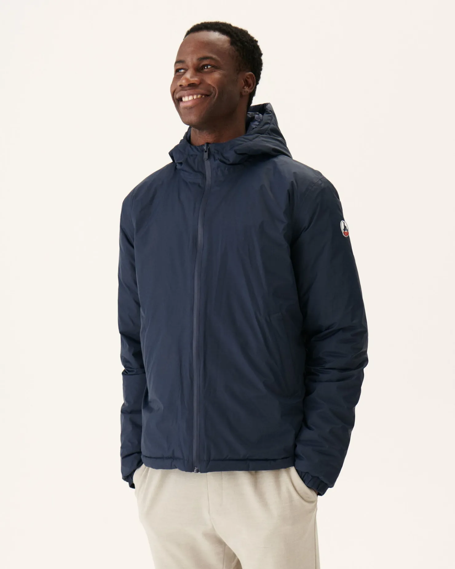 JOTT Reversible Hooded Down Jacket Marine Bergen 104 Marine Cheap