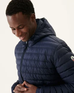 JOTT Reversible Hooded Down Jacket Marine Bergen 104 Marine Cheap