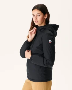 JOTT Reversible Hooded Puffer Jacket Noir Vienne 999 Noir Cheap