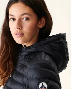 JOTT Reversible Hooded Puffer Jacket Noir Vienne 999 Noir Cheap