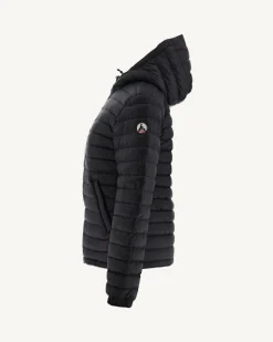 JOTT Reversible Hooded Puffer Jacket Noir Vienne 999 Noir Cheap