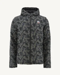 JOTT Reversible Hooded Puffer Jacket Military Print/Black Bergen 278 Military Print/Black Flash Sale