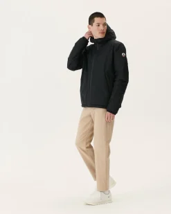 JOTT Reversible Hooded Puffer Jacket Black Bergen 999 Noir Shop