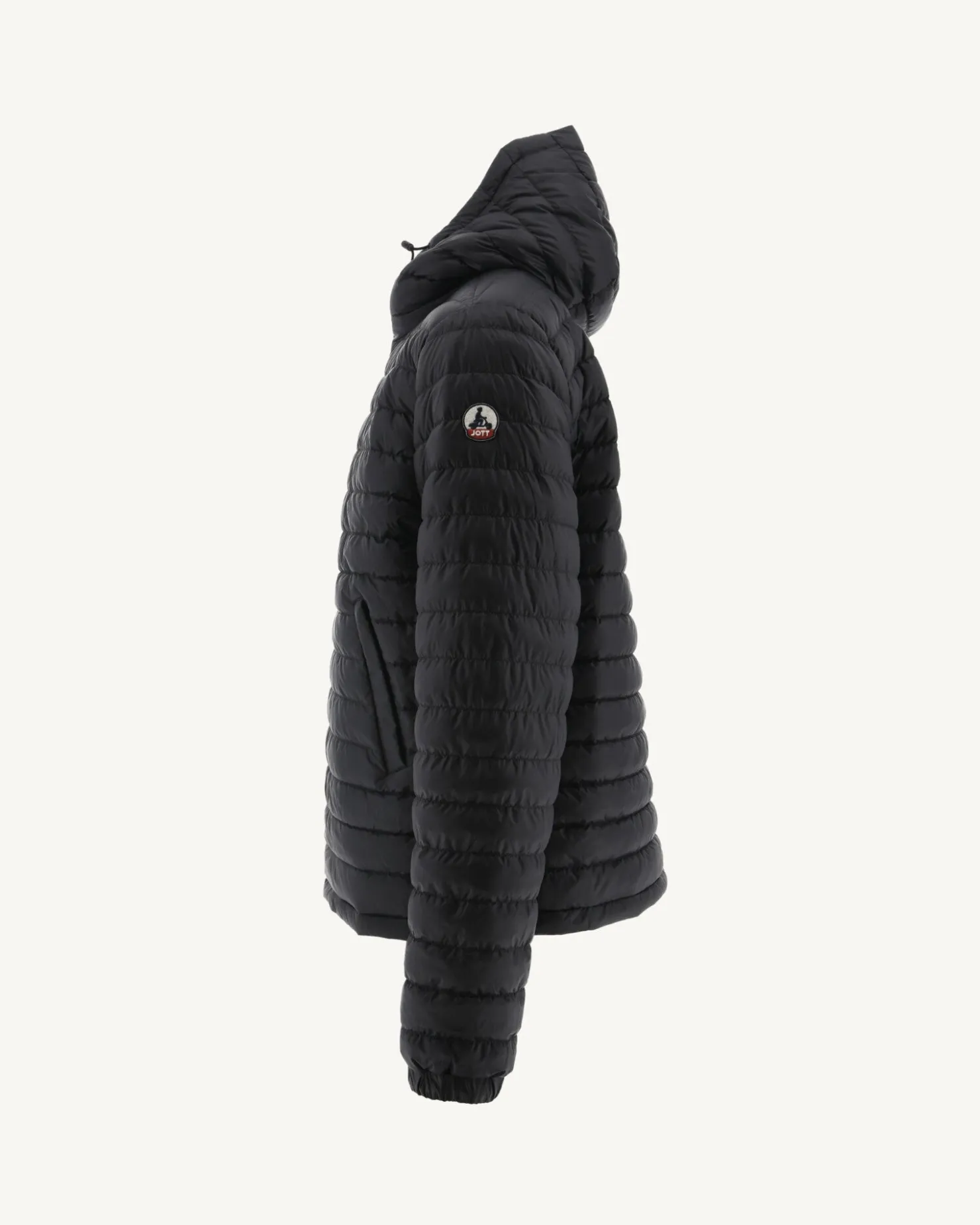 JOTT Reversible Hooded Puffer Jacket Black Bergen 999 Noir Shop