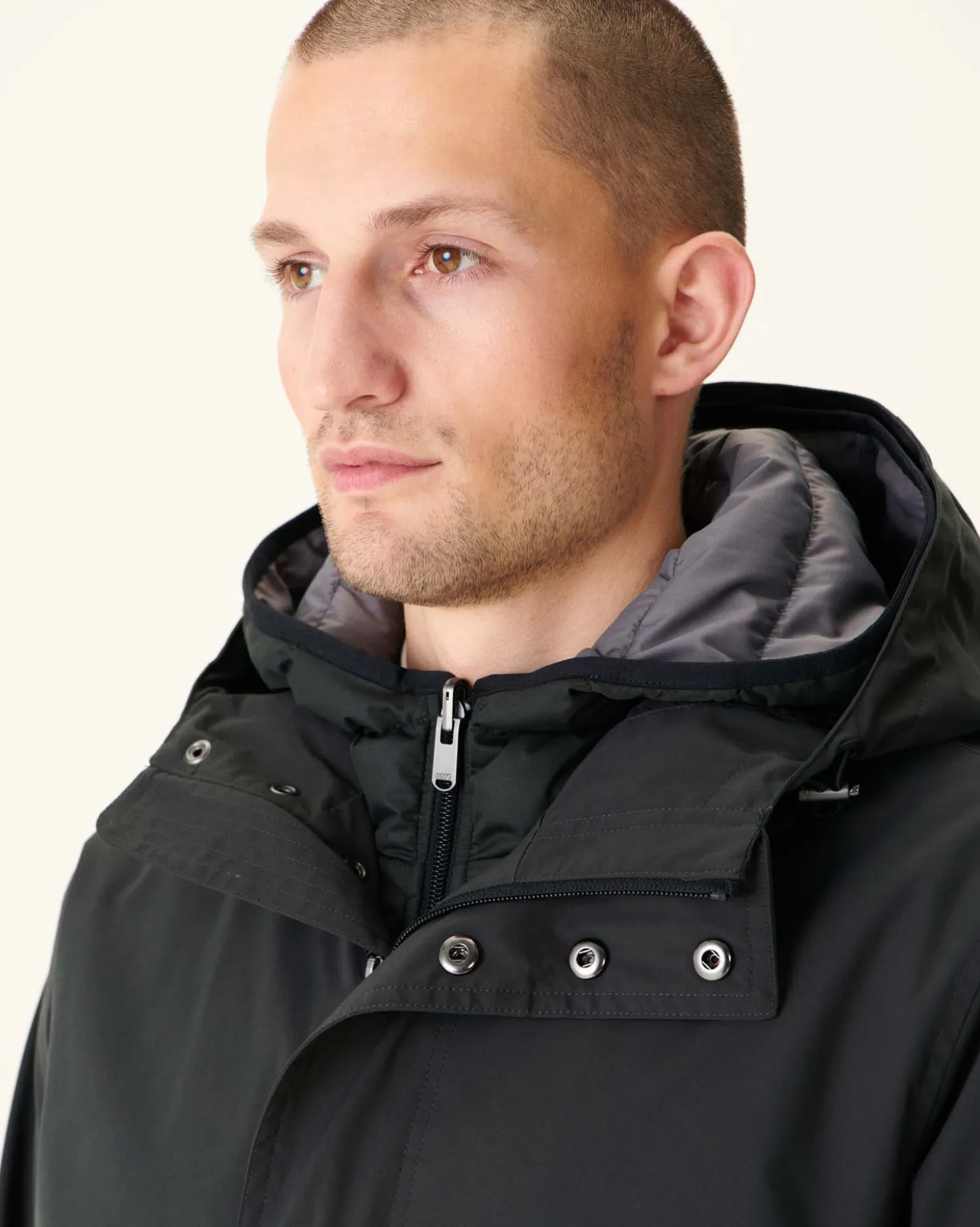 JOTT Reversible 5-In-1 Hooded Parka Black Gobi 999 Black Discount