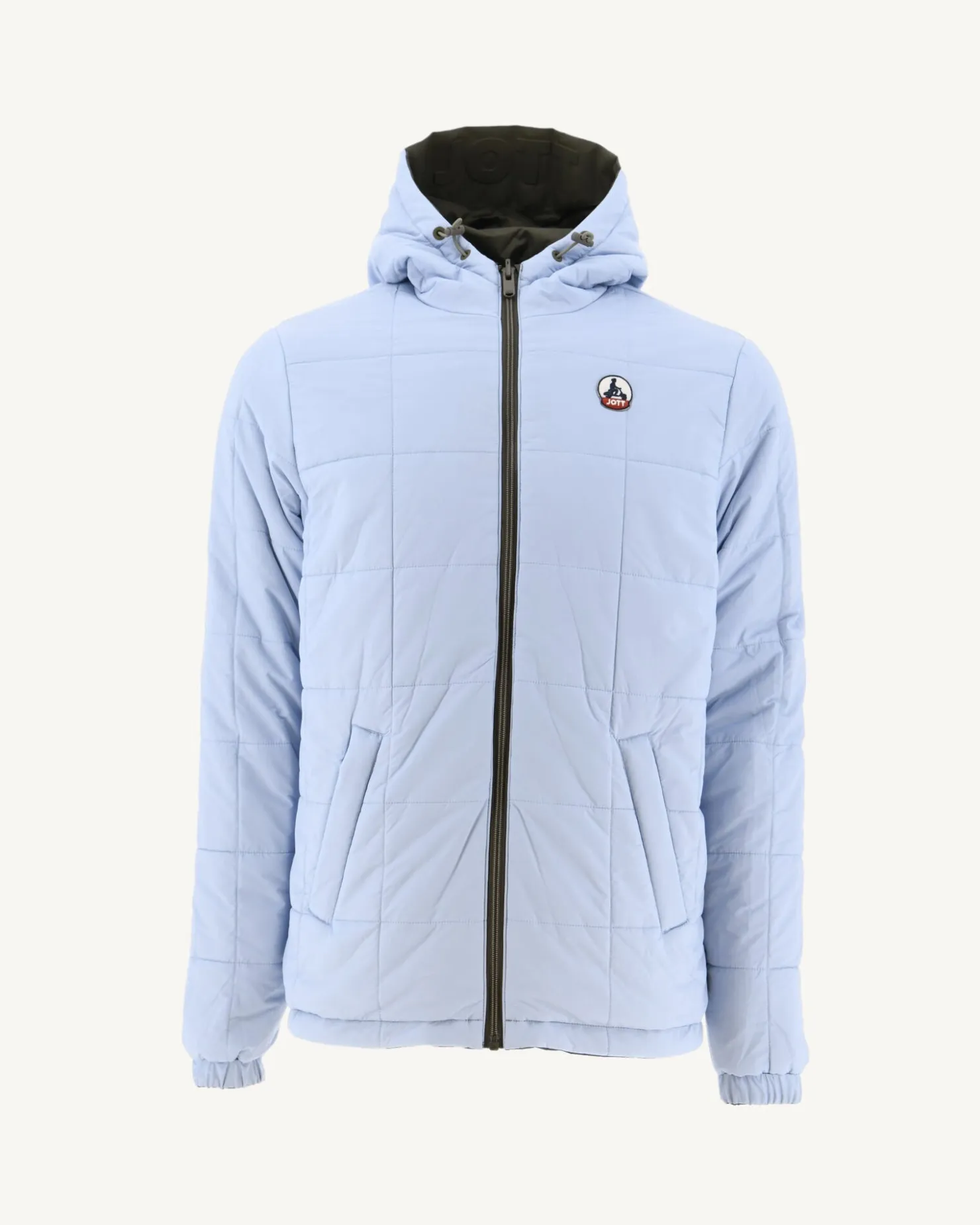 JOTT Reversible Ultralight Down Jacket With Hood Army/Light Blue Vigo 2551 Army / Soft Blue Sale