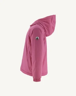 JOTT Reversible Ultralight Down Jacket With Hood Intense Pink/Light Pink Ch 4570 Wild Pink / Soft Pink Hot