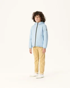 JOTT Reversible Ultralight Down Jacket With Hood Army/Light Blue Child Ross 2551 Army / Soft Blue Clearance