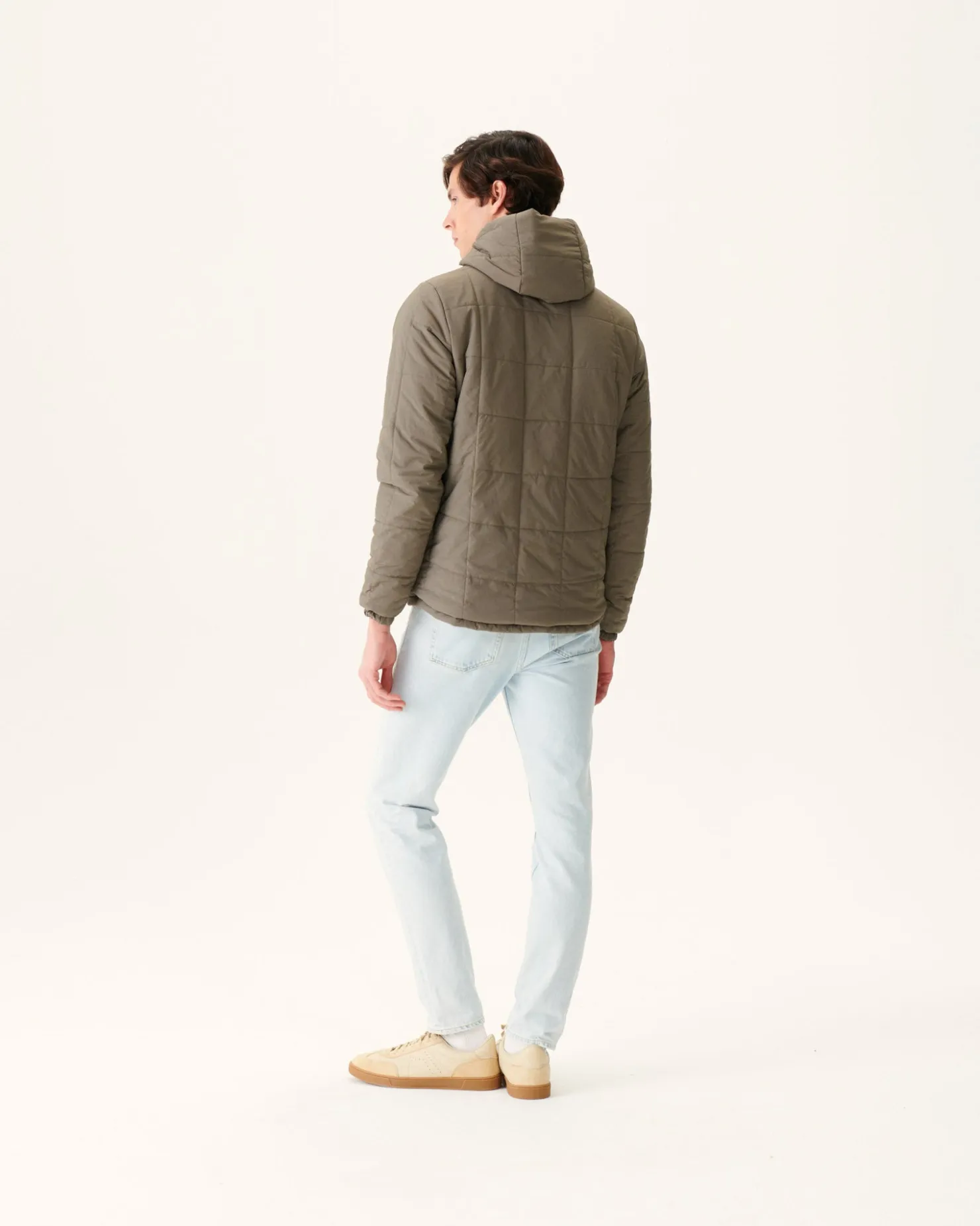 JOTT Reversible Ultralight Hooded Down Jacket Beige/Taupe Vigo 8041 Beige / Taupe Best Sale