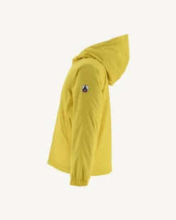 JOTT Reversible Ultralight Hooded Down Jacket Lemon/Azure Child Rosso 6310 Lemon / Azure New