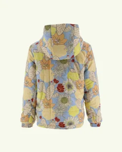 JOTT Reversible Ultralight Hooded Down Jacket Ecru/Bohemian Blue Child Ross 8953 Off-White/Bohemian Blue Cheap