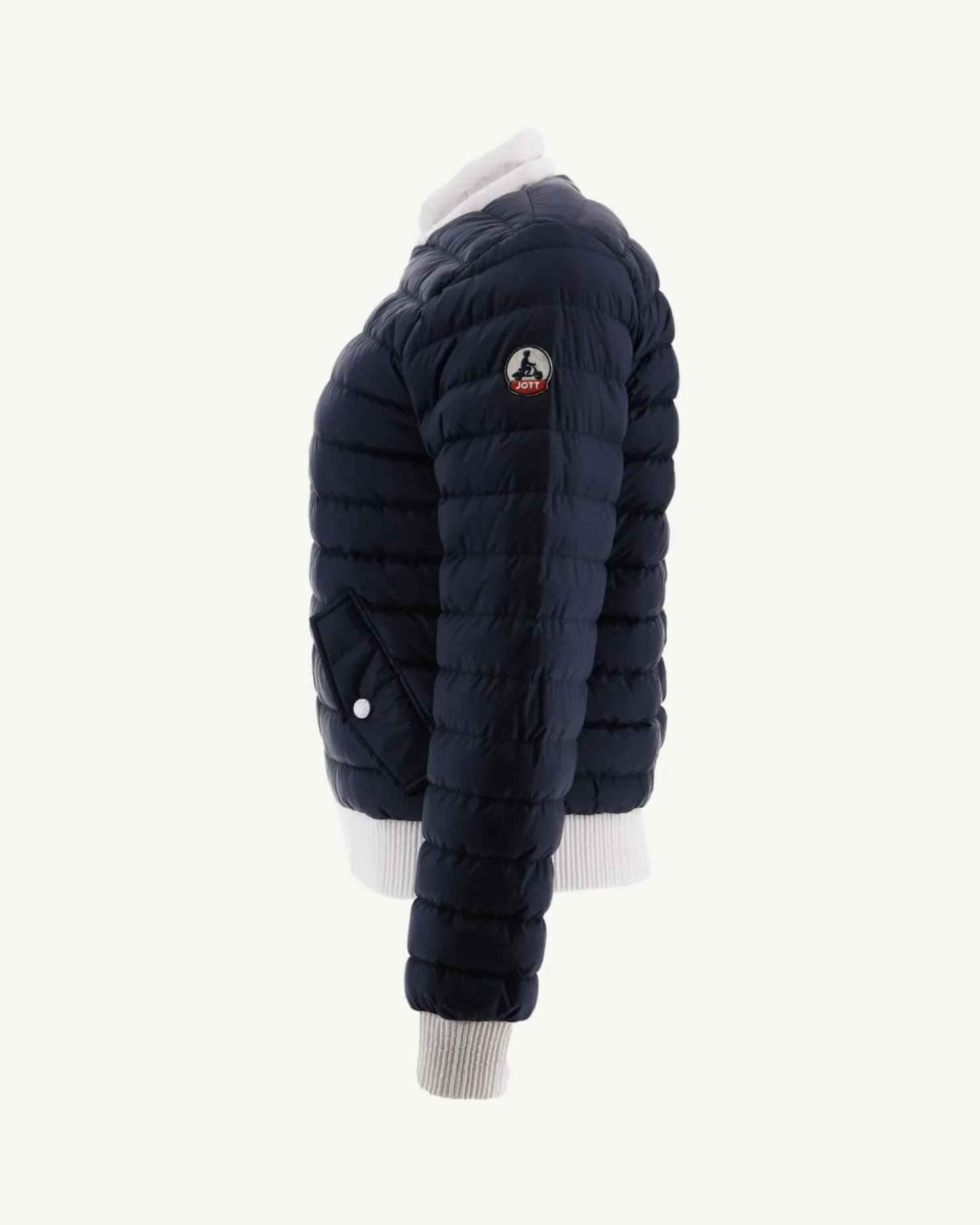 JOTT Reversible White/Navy Down Jacket Hanoi 913 White/Navy Best Sale