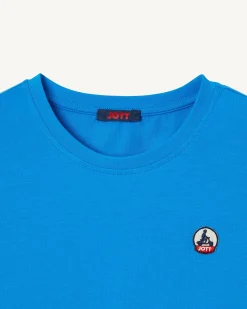 JOTT Rio Children'S Azur Round-Neck Cotton T-Shirt 183 Azure Cheap