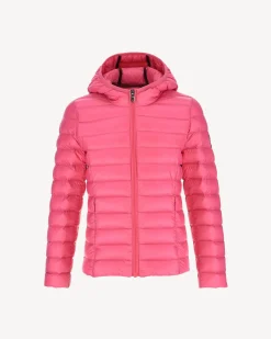 JOTT Rose Carla Children'S Lightweight Hooded Down Jacket 453 Pink Clearance