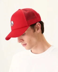 JOTT Rouge Rise Cotton And Mesh Cap 300 Red Shop